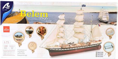 Artesanía Latina - مجموعة نماذج سفينة خشبية - سفينة تدريب فرنسية، بيليم - موديل 22519، مقياس 1:75 - نماذج للتجميع - طلاء أكريليك - مستوى متقدم in Kuwait