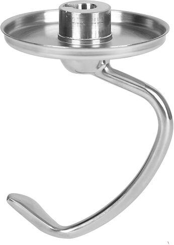 خطاف عجين لمرفقات خلاط مساعد المطبخ، خلاط برأس مائل K45DH من الفولاذ المقاوم للصدأ K45DH، خطاف عجين من الفولاذ المقاوم للصدأ لأجزاء ملحقات خلاط مساعد المطبخ، آمن للاستخدام في غسالة الأطباق in Kuwait