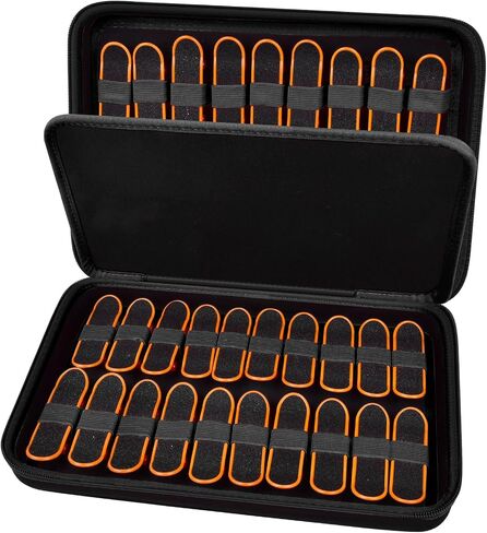 ALKOO Case Compatible with TECH DECK Ultra DLX Fingerboard 4-Pack, also Holds 38PCS for HOMETALL/for Teak Tuning/for GoldenPlayer/for TIME4DEALS/ for Gr8ware Collectible Mini Skateboards (Red) in Saudi Arabia