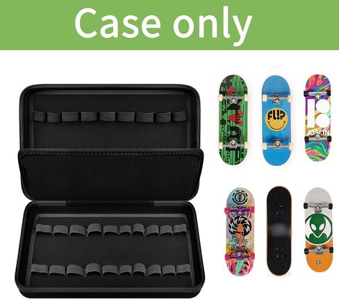 ALKOO Case Compatible with TECH DECK Ultra DLX Fingerboard 4-Pack, also Holds 38PCS for HOMETALL/for Teak Tuning/for GoldenPlayer/for TIME4DEALS/ for Gr8ware Collectible Mini Skateboards (Red) in Saudi Arabia