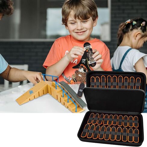 ALKOO Case Compatible with TECH DECK Ultra DLX Fingerboard 4-Pack, also Holds 38PCS for HOMETALL/for Teak Tuning/for GoldenPlayer/for TIME4DEALS/ for Gr8ware Collectible Mini Skateboards (Red) in Saudi Arabia