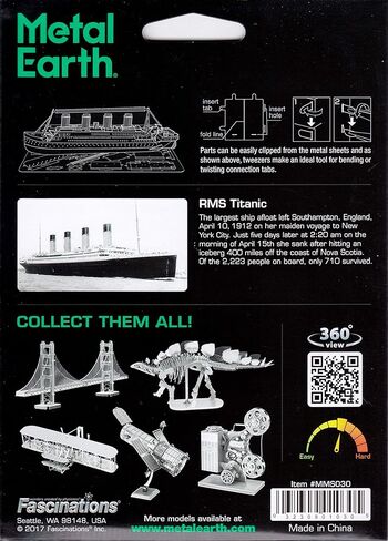 Metal Earth Titanic 3D Metal Model Kit Fascinations in Saudi Arabia