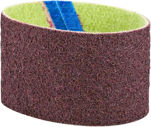Dynabrade 90282 3-1/2-Inch Wide by 15-1/2-Inch Length Medium Non-Woven Nylon DynaBrite Belt, Maroon in Saudi Arabia