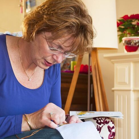 2 Pack Stamped Cross Stitch Kits for Adults Beginners,Cartoon Gnome Counted Cross Stitch Kits,Full Range of Needlepoint Stamped Kits Needlecrafts Arts and Crafts Embroidery for Home Decor,12"x16" in Kuwait