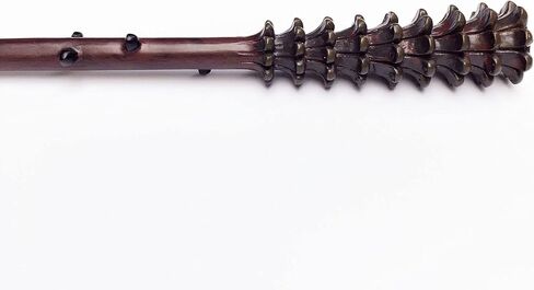 Alisecfa Collection Wizard Magical Wand and Witch Magic Wand Cosplay Wand with Steel Core Costume Accessories for Christmas Halloween Birthday Party Favors with Medal in Gift Box (Black) in Kuwait