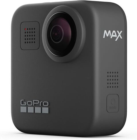 GoPro MAX Waterproof 360 + Traditional Camera with Touch Screen Spherical 5.6K30 HD Video 16.6MP 360 Photos 1080p Live Streaming Stabilization Bundle with SD Card and Cleaning Kit in Saudi Arabia