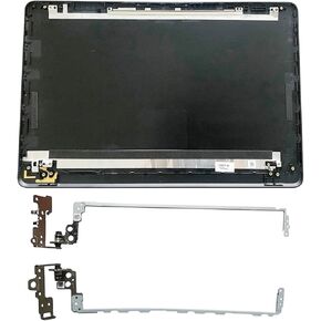 LCD Back Cover & Hinge Set for HP 15-bs013dx 15-bs020wm 15-bs113dx 15-bs212wm 15-bs289wm 15T-BS 15-bw011dx 15-bw017cl 15-bw053od 15Z-BW 250 G6 255 G6 TPN-C130 924899-001 925297-001 Black