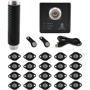 JWM Security Guard Tour Patrol System iButton Touch Patrol Reader with Download Station for Commercial Government Hotel Industrial, Professional Guard Monitoring Attendance System