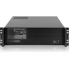 RackChoice 3u Depth 18“ rackmount Server Chassis MicroATX/Mini-itx 2x5.25+5x3.5 Bays Support Standard ATX PSU with Either top or Side Cooling