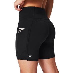 شورت Fabletics Oasis PureLuxe للسيدات عالي الخصر، ضغط خفيف، ناعم جدًا