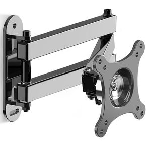 Nuyoah TV Monitor Wall Mount Rotation Swivel and Tilt Extension for Most 13-32 Inch TV Screens, TV Mount Brackets with Articulating Arms, VESA 100x100mm up to 33lbs
