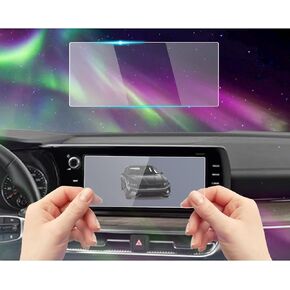 Tempered Glass Screen Protector Foil Compatible with 2024 2023 2022 Kia K5 DL3 GT/EX/GT-Line 10.25 Inch Navigation Display Touchscreen Cover Accessories Protective Film 9H Anti-Fingerprint HD