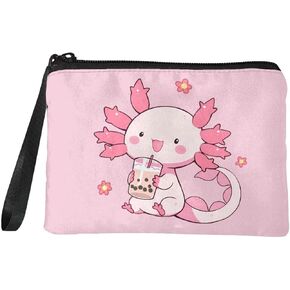 COEQINE Paw Print Coin Purse for Women Small Soft Wallet Mini Card Holder Organizer Tote Handbag