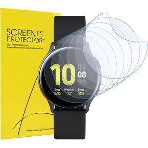 6 Pack for SAMSUNG Galaxy Watch Active2 44mm Blue Light Blocking Screen Protector [Anti-Blue Lighting], Soft TPU Clear Film,HD Transparent,Touch Sensitive