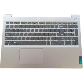 Replacement for Lenovo IdeaPad 3 15ADA05 3-15IML05 3-15ARE05 3-15IIL05 3-15IGL05 Laptop Upper Top Cover Case Palmrest Keyboard Touchpad Assembly Part 5CB1D03689 5CB0X57476 Silver