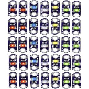 50pcs/lot Smart Electronics Lilypad Led Red/White/Orange/Emerald Green/Blue/Yellow/Yellow Green Light Module for arduino IDS Lilypad LED Module