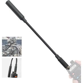 Gooseneck Amateur Radio Antenna VHF/UHF 144/430MHz Flexible Amateur Tactical Antenna SMA Female Compatible with BAOFENG UV-5R UV-82 BF-F8HP Two-Way Radio