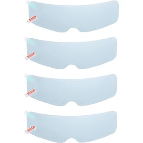 X AUTOHAUX 3pcs 9.65"x2.87" Anti Fog Film for Motorcycle Helmet Universal Anti Fog Shield Film Lens Sticker Durable Nano Coating Sticker Film Helmet Accessory