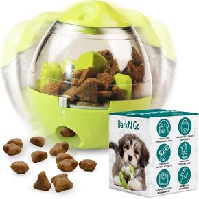 BarkNGo Treat Dispensing Dog Toys | Interactive Treat Ball for Small, Medium & Large Dogs | Food Treat Dispenser Tough Slow Feeder Toy | Durable Dog Treat Ball for All Breeds