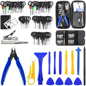 مجموعة ادوات ازالة طرفية من بوفتيمز، مجموعة ادوات فك وموصل سلك مجعد، اداة فك طرفية للاسلاك، ادوات يدوية، مجموعة مفك براغي دقيقة صغيرة للسيارات والاجهزة المنزلية in Kuwait