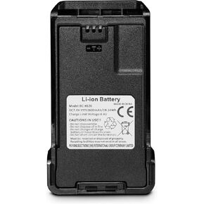 BAOFENG BC-K626 Original Battery, 2600mAh High-Capacity Rechargeable Li-Ion Battery for Extended Communication Time with USB-C Charging, 7.4V K6