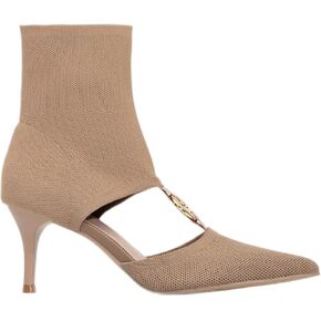 NEWBELLA MOUSSE FIT Women's Slip-On Mesh Kitten Heel Boots
