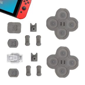 MYPUQIAO 5 Sets Silicone Conductive Rubber Pads Replacement for Switch Joy-con controller for NS left & Right Parts Controller Adhesive Button Changing Keypad Repair Replacement Part Tool Kit(Joycon)