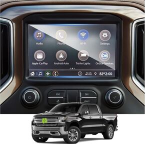 2015-2020 Suburban Screen Protector for Chevy Suburban 8-inch Touch Screen Chevy Suburban Accessories 9HD Tempered Glass Compatible with 2015 2016 2017 2018 2019 2020 Chevry Suburban LS/LT/Premier