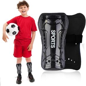 Youth Soccer Shin Guards for Kids Child Calf Protective Gear Soccer Equipment Soccer Shin Pads Calf Protection for 3-5,5-10,10-15 Years Old Boys Girls Children