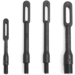 Plastic Solid Brass Gun Cleaning Jag Set, Gun Cleaning Jag for Rifle Cleaning and Maintenance Solid Brass Slotted Tip Adapters with Storage Case
