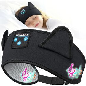 Kids Headphones, Headband Headphones for Children Baby & Toddlers, Bluetooth Toddler Headphones Wireless and Wired Playback 3.5 MM Jack for School, Stretchy & Comfy Travel Accessories
