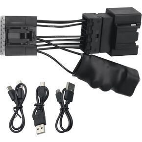 GPS Dash Cam Power Adapter (16-pin Type A) for Select Ford F150/F250/F350 Explorer Bronco and More Connects to Rearview Mirror