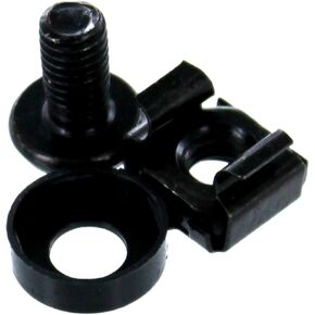 NavePoint M6 Cage Nuts and Screws for Rack Mount Server Shelves Cabinets Set of 50