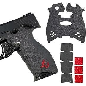 Handleitgrips Gun Grip Tape Wrap for Taurus TX22 مع إدراجات حمراء