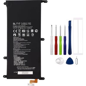 New Rechargeable Battery BL-T17 Compatible with LG V30 V30+ H930 H932 with Tools