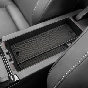SHAOHAO 2015 Prius Center Console Organizer for 2012 2013 2014 2015 Prius XW30 Console Tray 2015 Prius XW30 Center Console Tray Armrest Storage Box Console Organizer Tray for 2015 Prius XW30