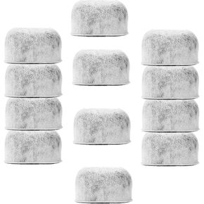 12 Pack Replacement Charcoal Water Filters for All Cuisinart Coffee Machines - Cuisinart Compatible (Not Keurig) Filters Replace Cuisinart DCC-RWF