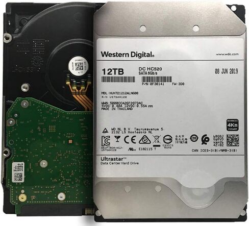 Western Digital Ultrastar DC HC520 HUH721212ALN600 12TB 7200RPM 256MB Cache SATA 6.0Gb/s 3.5" Enterprise Hard Drive (Renewed) in Saudi Arabia