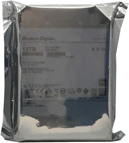 Western Digital Ultrastar DC HC520 HUH721212ALN600 12TB 7200RPM 256MB Cache SATA 6.0Gb/s 3.5" Enterprise Hard Drive (Renewed) in Saudi Arabia