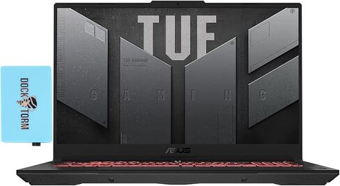 ASUS TUF A17 Gaming Laptop 17.3" 144Hz FHD (AMD Ryzen 7 7735HS 8-Core 3.20GHz, 64GB DDR5, 2TB PCIe SSD, GeForce RTX 4050 6GB, RGB KYB, WiFi 6E, BT 5.2, Webcam, Win11H) w/Dockztorm Dock in Saudi Arabia