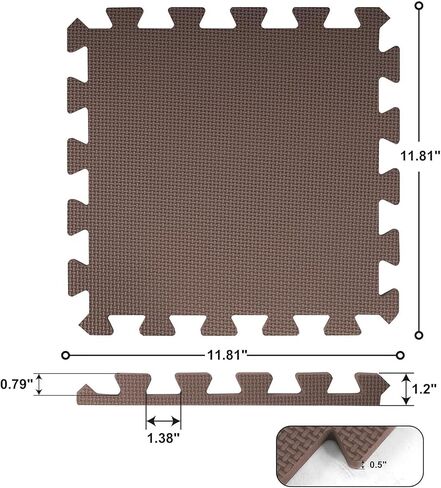بساط اللعب ألغاز التمارين للأطفال من بالانس فروم مع بلاط متشابك من إسفنج أسيتات إيثيلين-فاينيل (EVA). in Kuwait