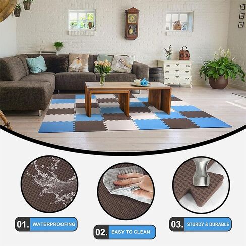 بساط اللعب ألغاز التمارين للأطفال من بالانس فروم مع بلاط متشابك من إسفنج أسيتات إيثيلين-فاينيل (EVA). in Kuwait