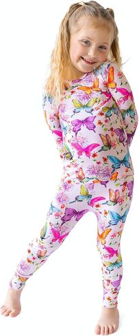 Posh Peanut Vintage Pink Rose - Long Sleeve Basic Pajama - 3-4 years in Kuwait