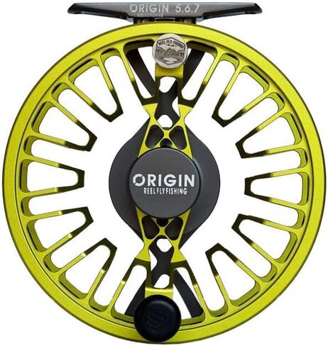 Origin 3.4.5wt Fly Fishing Reel | Full Frame | CNC Machined 6061-T6 | Great for Euro Nymphing | Sealed Drag in Saudi Arabia