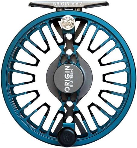 Origin 3.4.5wt Fly Fishing Reel | Full Frame | CNC Machined 6061-T6 | Great for Euro Nymphing | Sealed Drag in Saudi Arabia