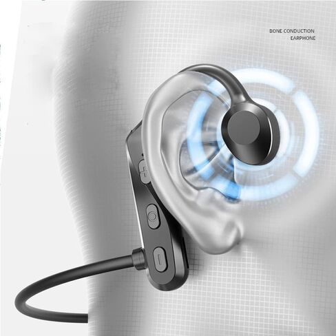 Bone Conduction Headphones, Open-Ear Headphones Bluetooth 5.3 Sport Headset with Mic, IPX5 Waterproof Sweatproof Lightweight Wireless Earphone for Running Cycling Driving Workouts in Saudi Arabia