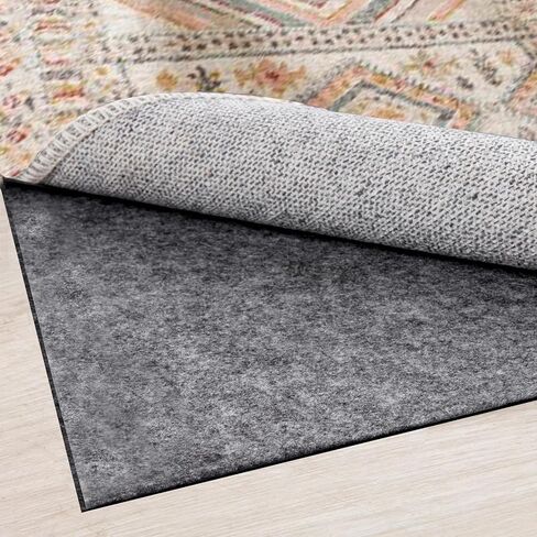 Waterproof Rug Pad, 4x6 ft Area Rug Non-Slip Carpet Pad, Non-Slip Rug Pads for All Floors and Finishes, Felt Pad for Hardwood Floors, Keeps Carpets in Place Soft and Safe in Kuwait