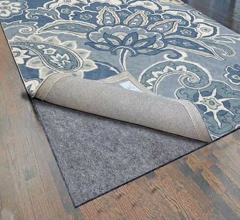 Waterproof Rug Pad, 4x6 ft Area Rug Non-Slip Carpet Pad, Non-Slip Rug Pads for All Floors and Finishes, Felt Pad for Hardwood Floors, Keeps Carpets in Place Soft and Safe in Kuwait