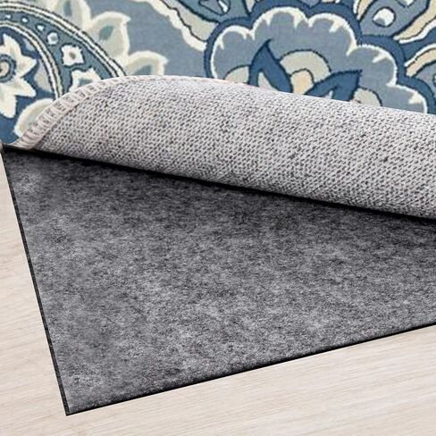Waterproof Rug Pad, 4x6 ft Area Rug Non-Slip Carpet Pad, Non-Slip Rug Pads for All Floors and Finishes, Felt Pad for Hardwood Floors, Keeps Carpets in Place Soft and Safe in Kuwait