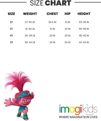 DreamWorks Trolls Poppy T-Shirt and Leggings Outfit Set Infant to Toddler in Kuwait